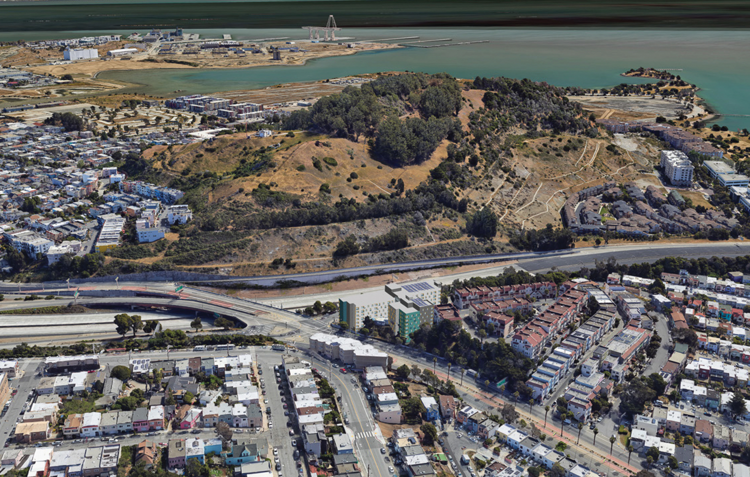 2011 Bayshore Boulevard aerial view, rendering by Gelfand Partners Architects