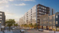 2587 Telegraph Avenue view from Telegraph and Parker Street, rendering by KTGY