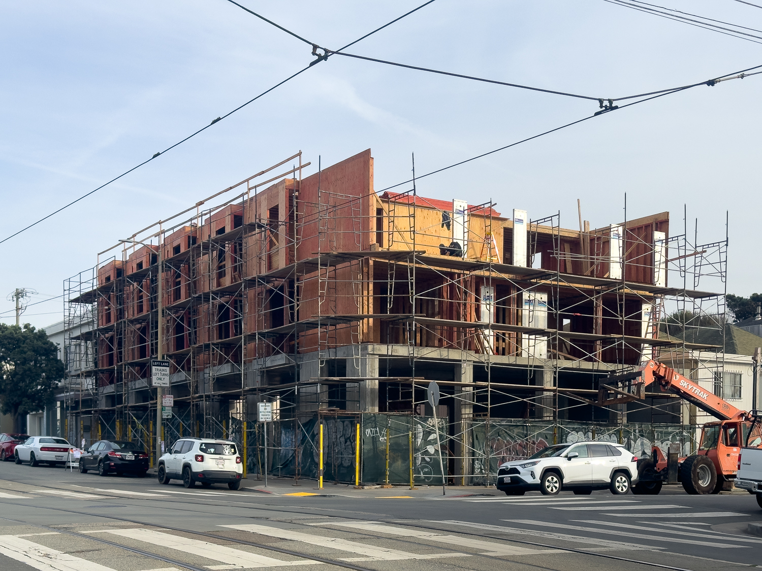 3945 Judah Street construction update, image by author