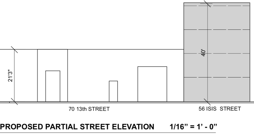 56 Isis Street Proposed Elevation