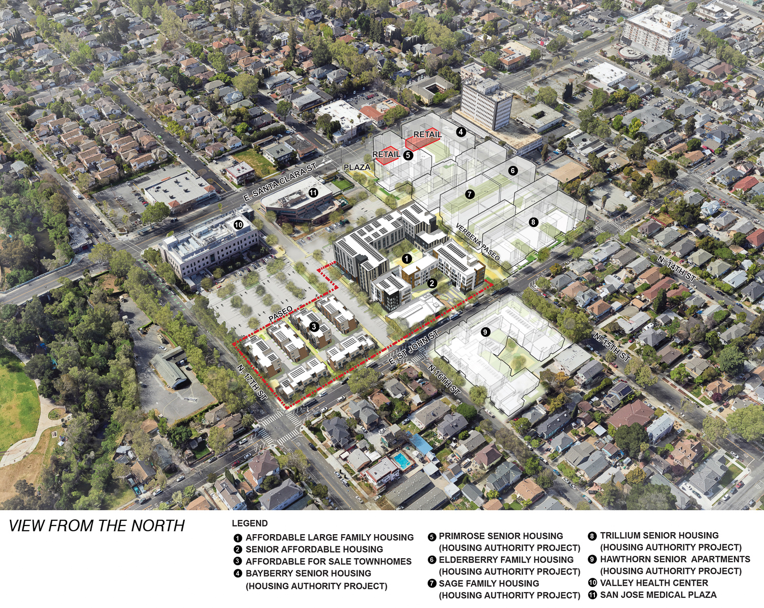East Santa Clara Street master plan phase two, image published by the City of San Jose