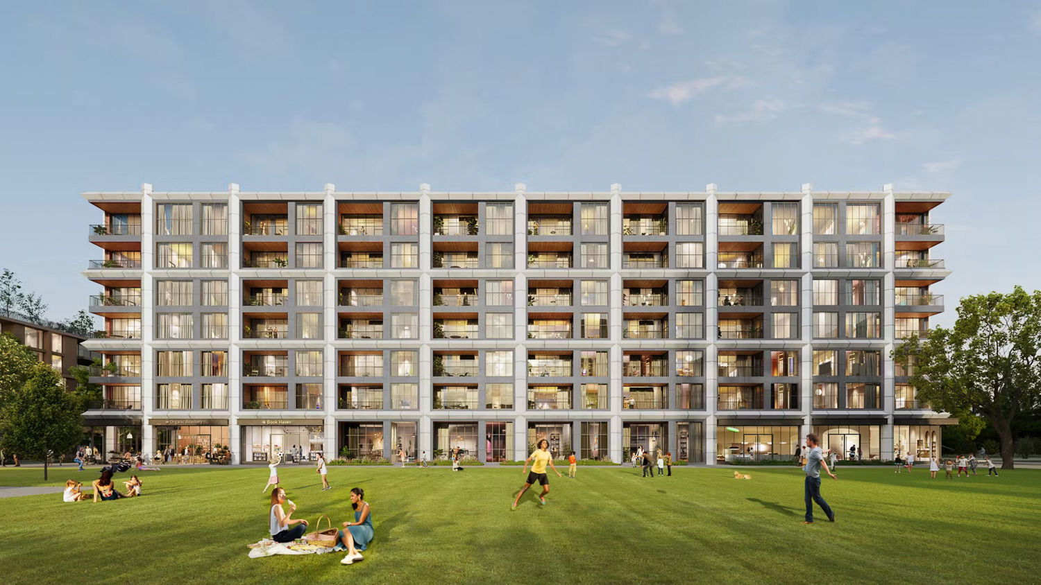 The Rise apartments, rendering by Kohn Pedersen Fox