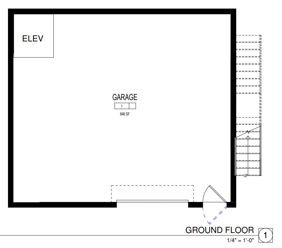 2142 22nd Street Ground Floor Plan