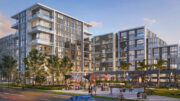 El Paseo establishing view, rendering by Solomon Cordwell Buenz and Lantz Boggio Architects