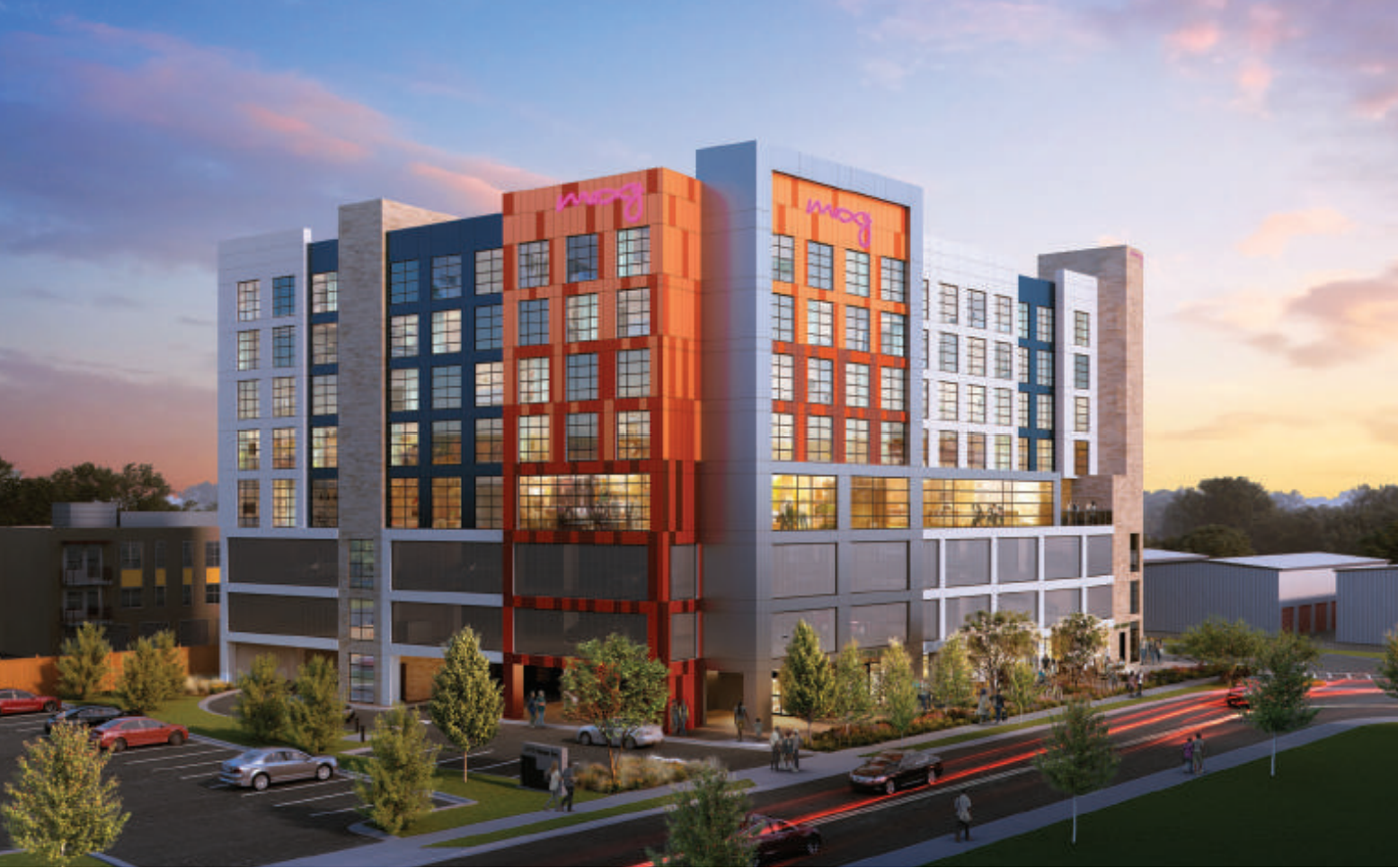 Moxy Hotel Previously Approved Rendering