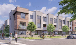 Sac Bee Townhomes, rendering by TCA Architects