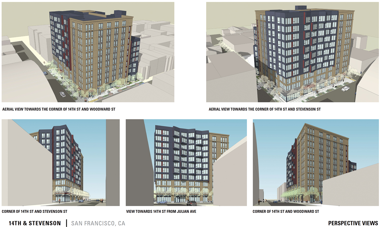 344 14th Street isometric views, rendering by BAR Architects