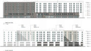 3606 El Camino Real north and south elevations, rendering by Lowney Architecture