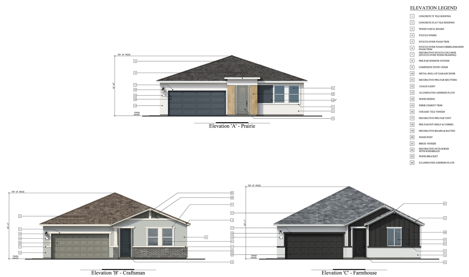 4141 Dry Creek Road one-story homes, elevation by KB Homes