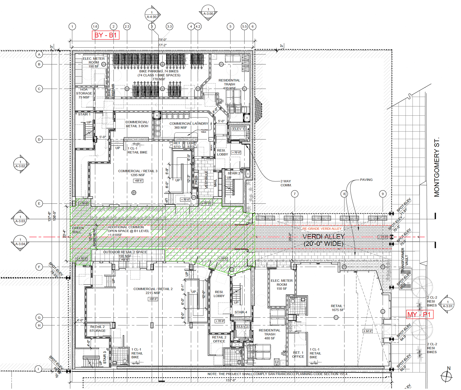 425 Broadway floor plan, illustration by Ian Birchall & Associates