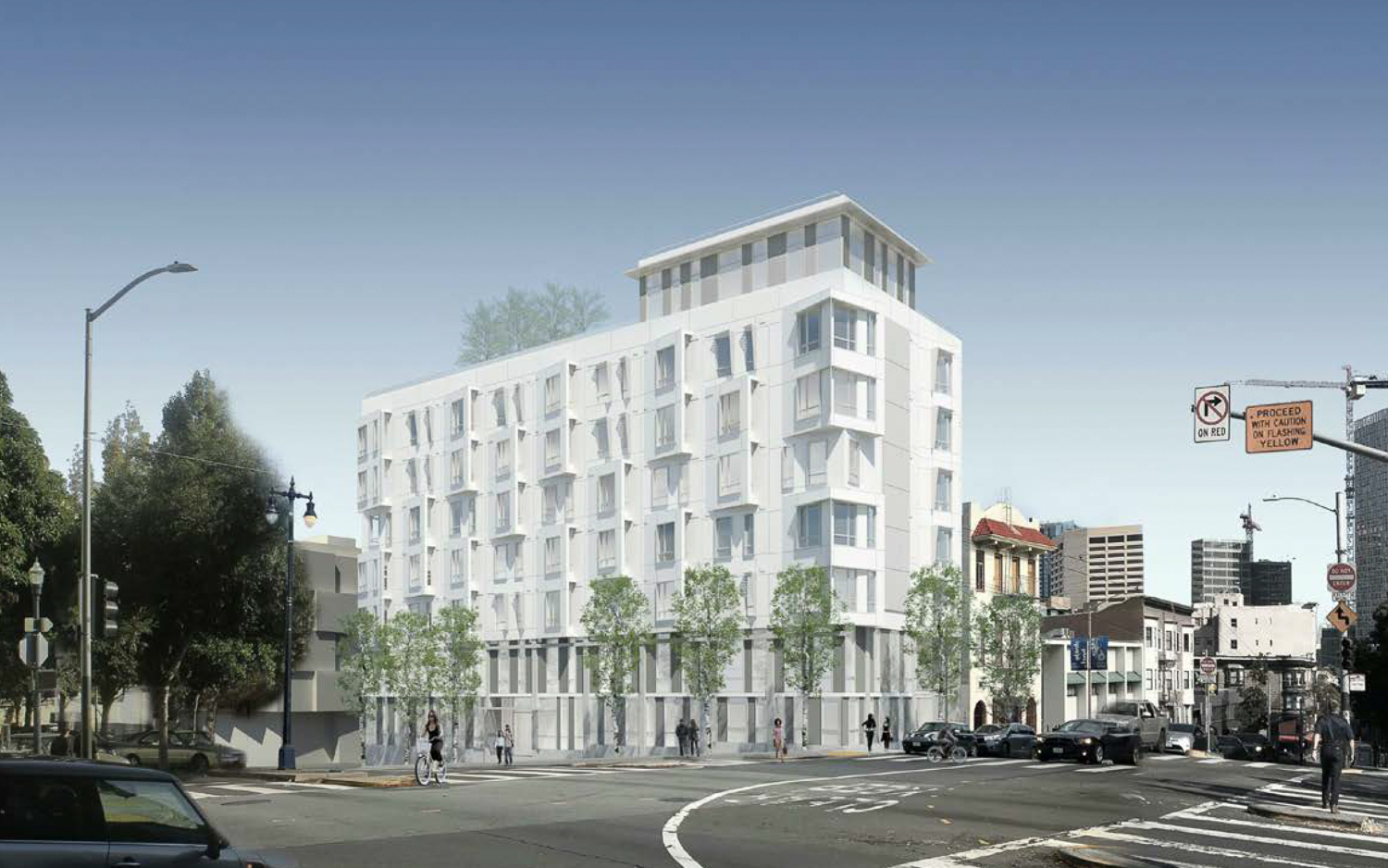 78 Haight Street, rendering by Paulett Taggart Architects