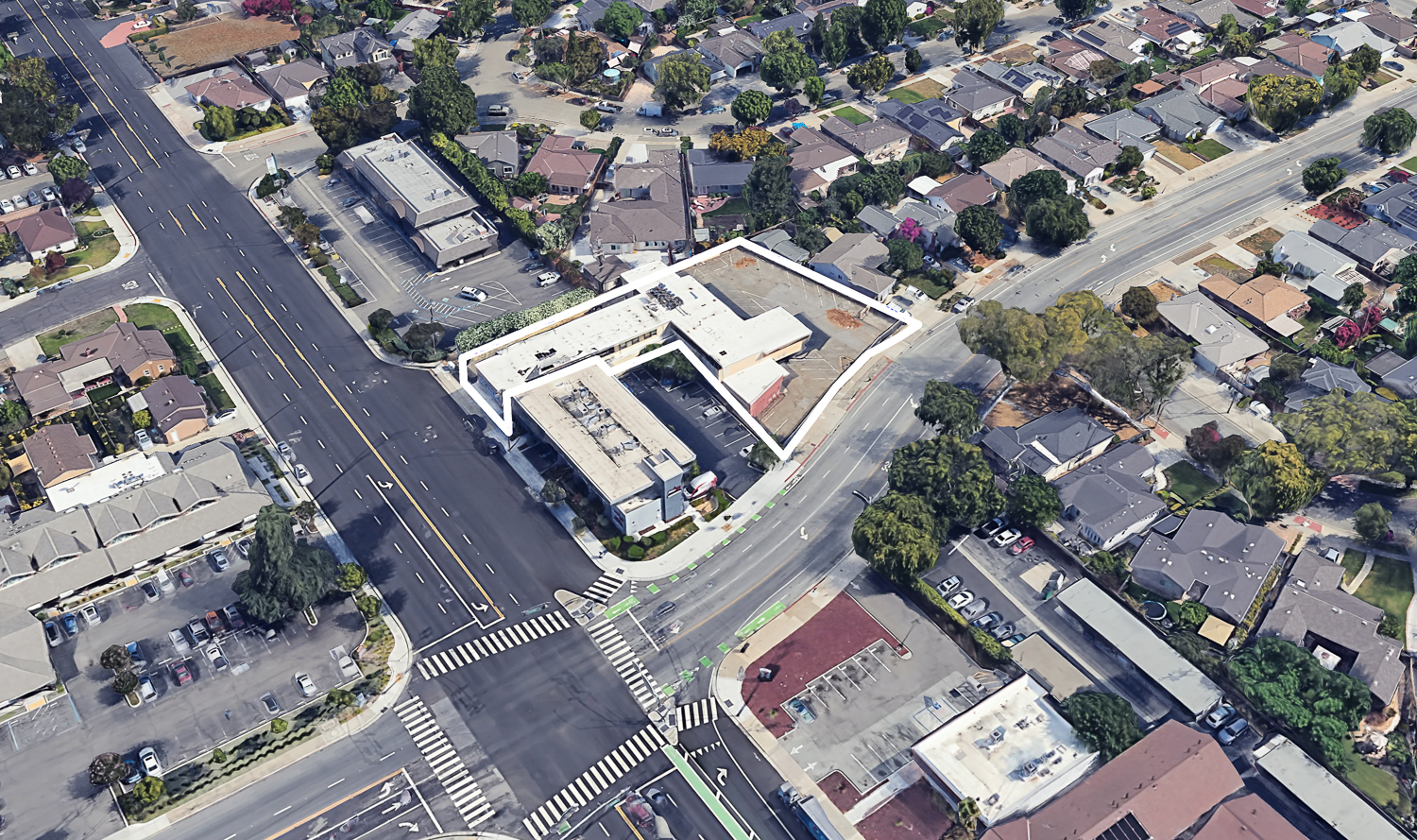 826 North Winchester Boulevard, image by Google Satellite