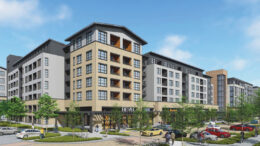 Northgate Town Square Residential 4, rendering by Studio T Square