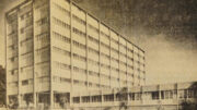 University Hall photographed in 1959, image by Davis Enterprises courtesy DEIR