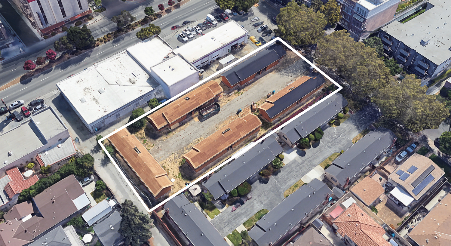 112 Vera Avenue existing condition, image by Google Satellite