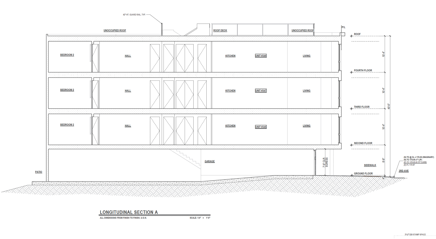 345 3rd Avenue cross-section, illustration by Schaub Li Architects