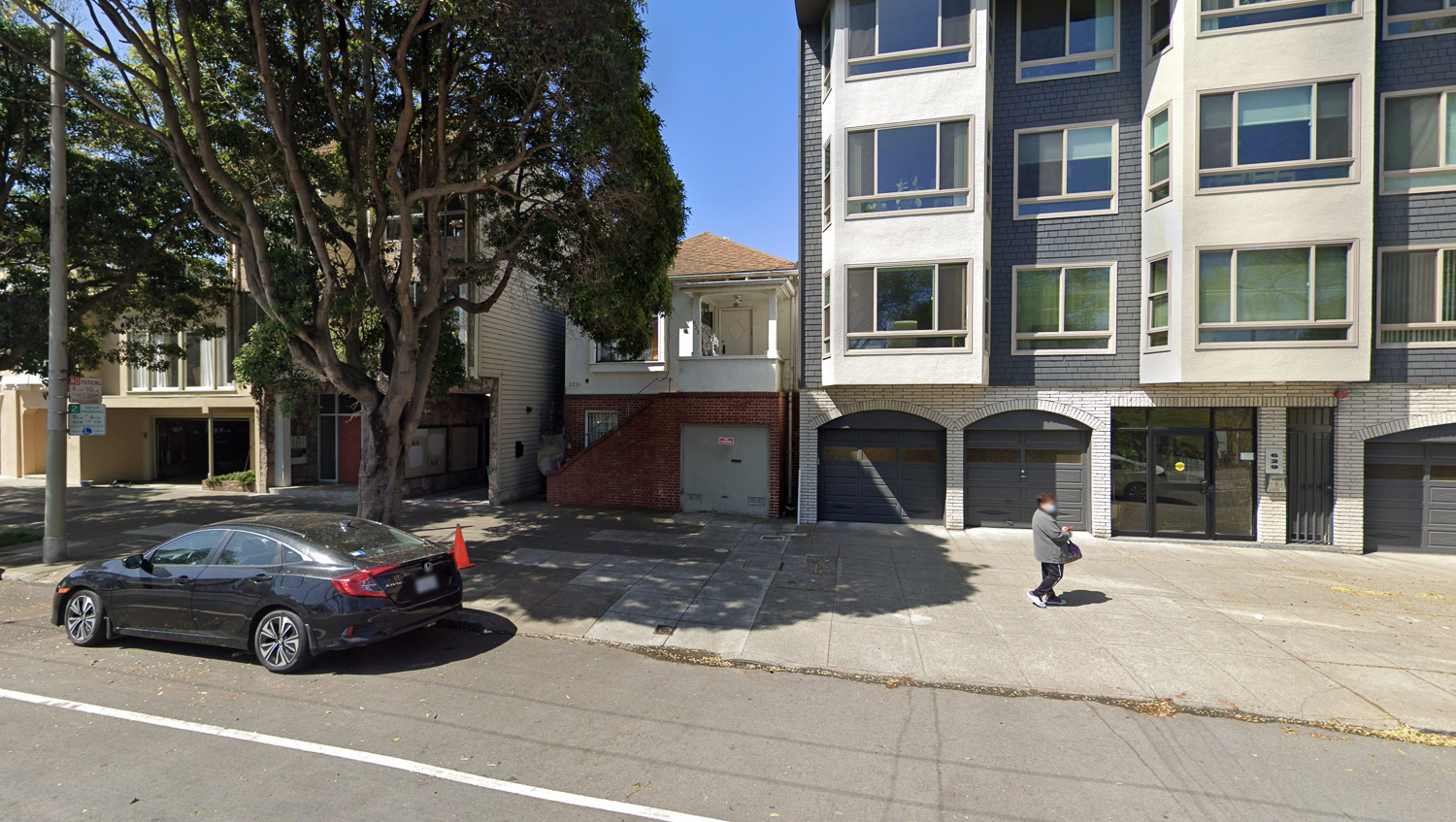 633 Arguello Boulevard existing condition, image by Google Street View