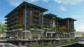 De Anza Hotel southeast view, rendering by Winkleman Designs
