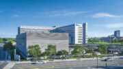 Kaiser Sacramento Railyards Medical Center view from the Energy Center, design by SmithGroup