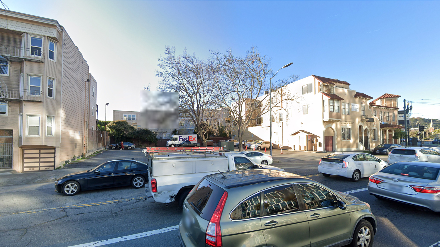 1965 Market Street surface parking, image via Google Street View
