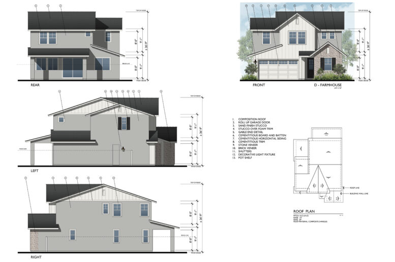 600 West Edmundson Avenue farm-style home, image by Bassenian Lagoni Architecture + Planning