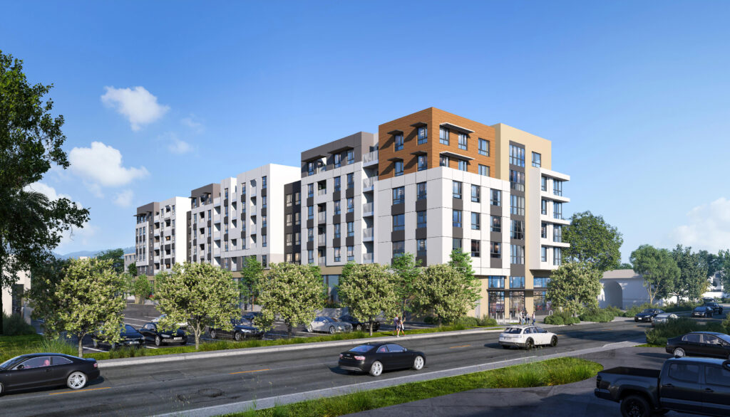 762 San Antonio Road seen from Leghorn Street, rendering by Studio T-Square