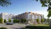 762 San Antonio Road seen from San Antonio's intersection with Leghorn Street, rendering by Studio T-Square