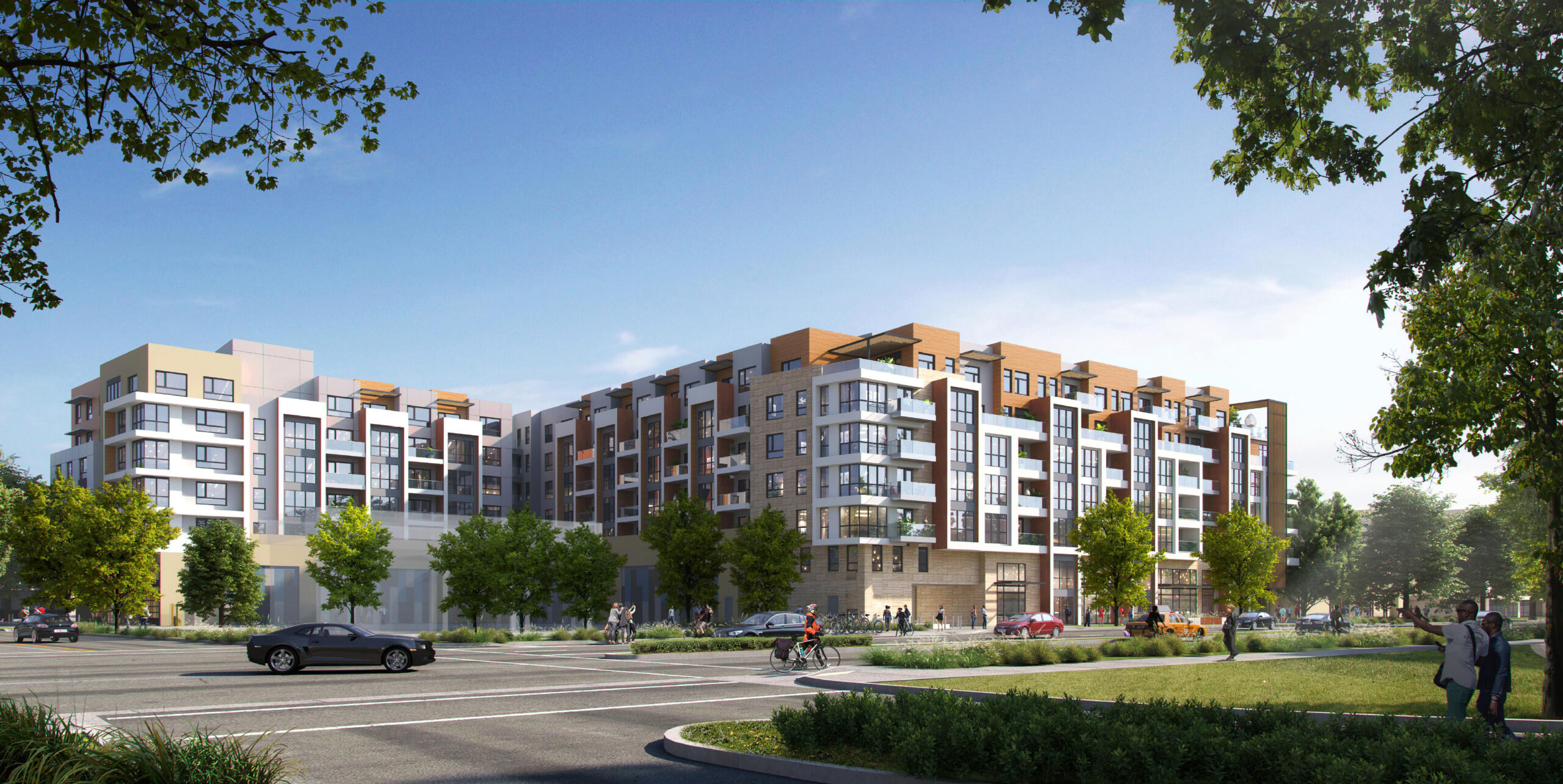 762 San Antonio Road seen from San Antonio's intersection with Leghorn Street, rendering by Studio T-Square