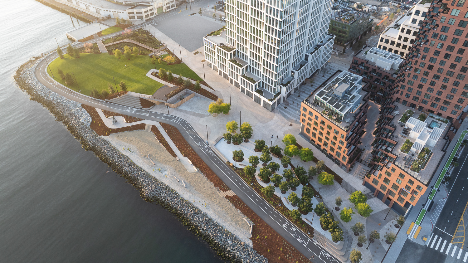 China Basin Park aerial overview, image by Jason O'Rear