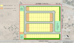 1245 Diana Avenue site map, illustration by SDG Architects