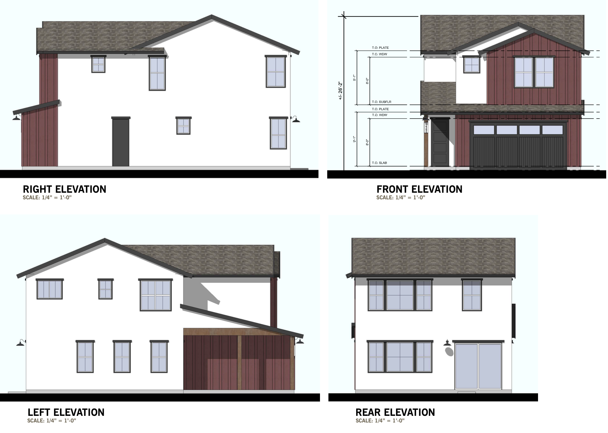 4 Solvang Court Plans 1A Elevations