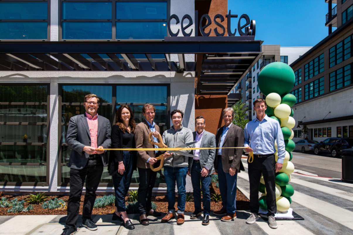 Celeste South San Francisco ribbon cutting, image by Spencer Brown