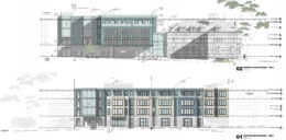 Heritage on the Marina updated facade elevations, illustration by HKS Architects