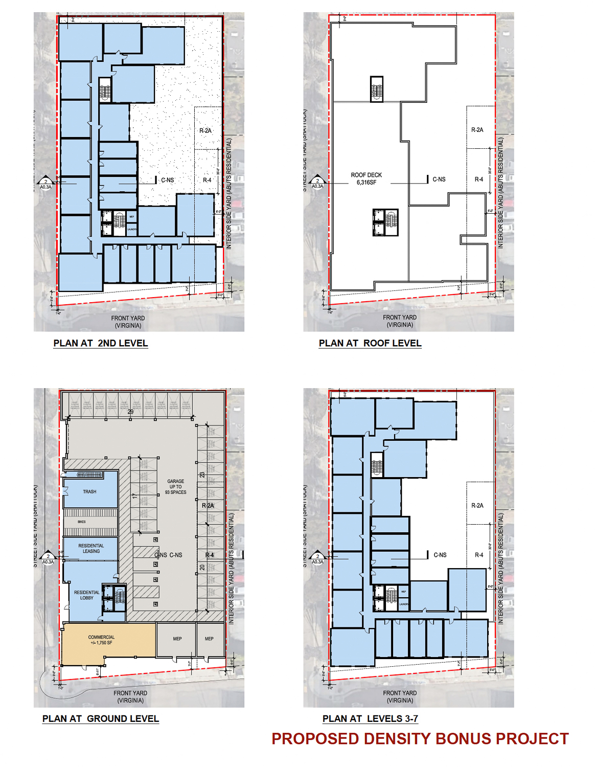 2109 Virginia Street, floor plans by Trachtenberg Architects