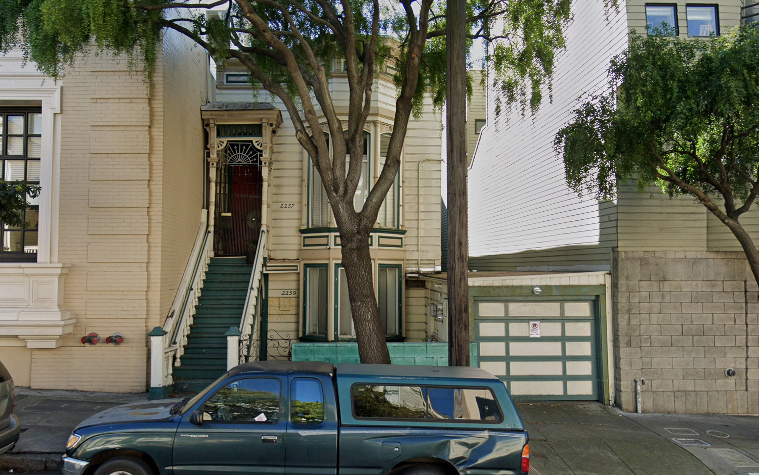 2257-2259 Bush Street, image via Google Street View
