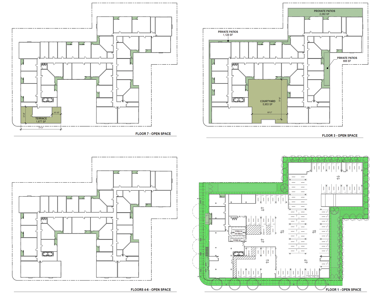 3781 El Camino Real floor plans, illustration by BDE Architecture