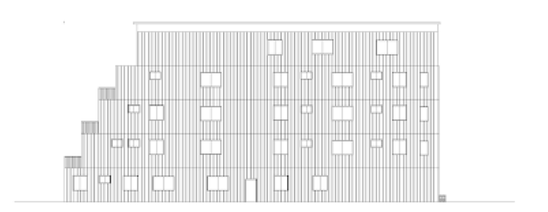 4125 Franklin Boulevard Left Side Elevation