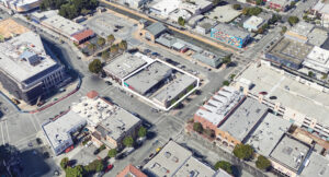 57 South B Street aerial view, image via Google Satellite