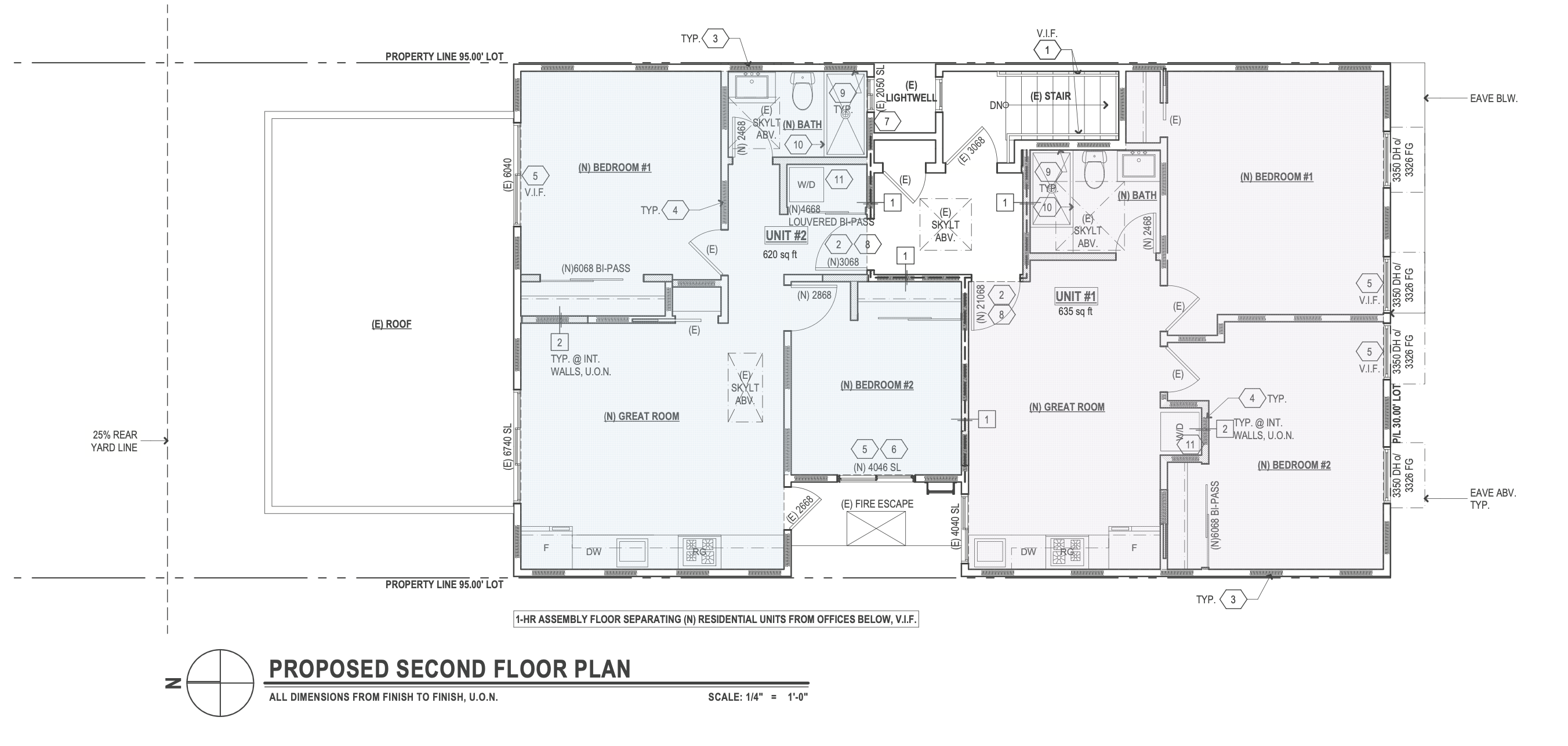 5840 Geary Boulevard Second Floor Plan