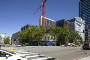 Kelsey Civic Center view from across Van Ness Avenue and Grove Street, image by Andrew Campbell Nelson