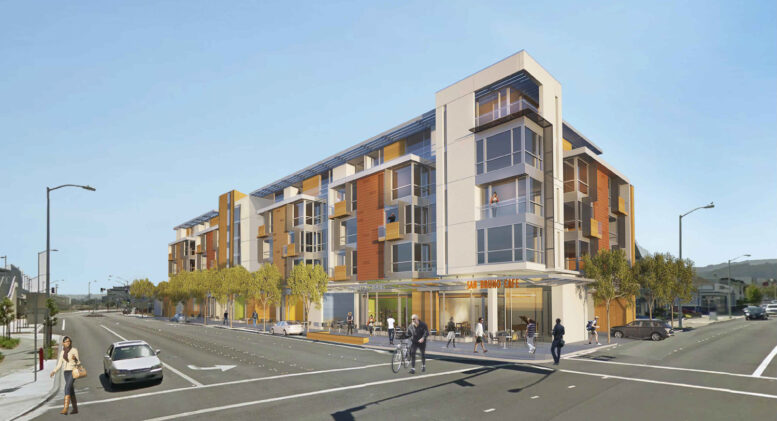 111 San Bruno Avenue West overlooking Huntington Avenue, rendering by Dinar & Associates