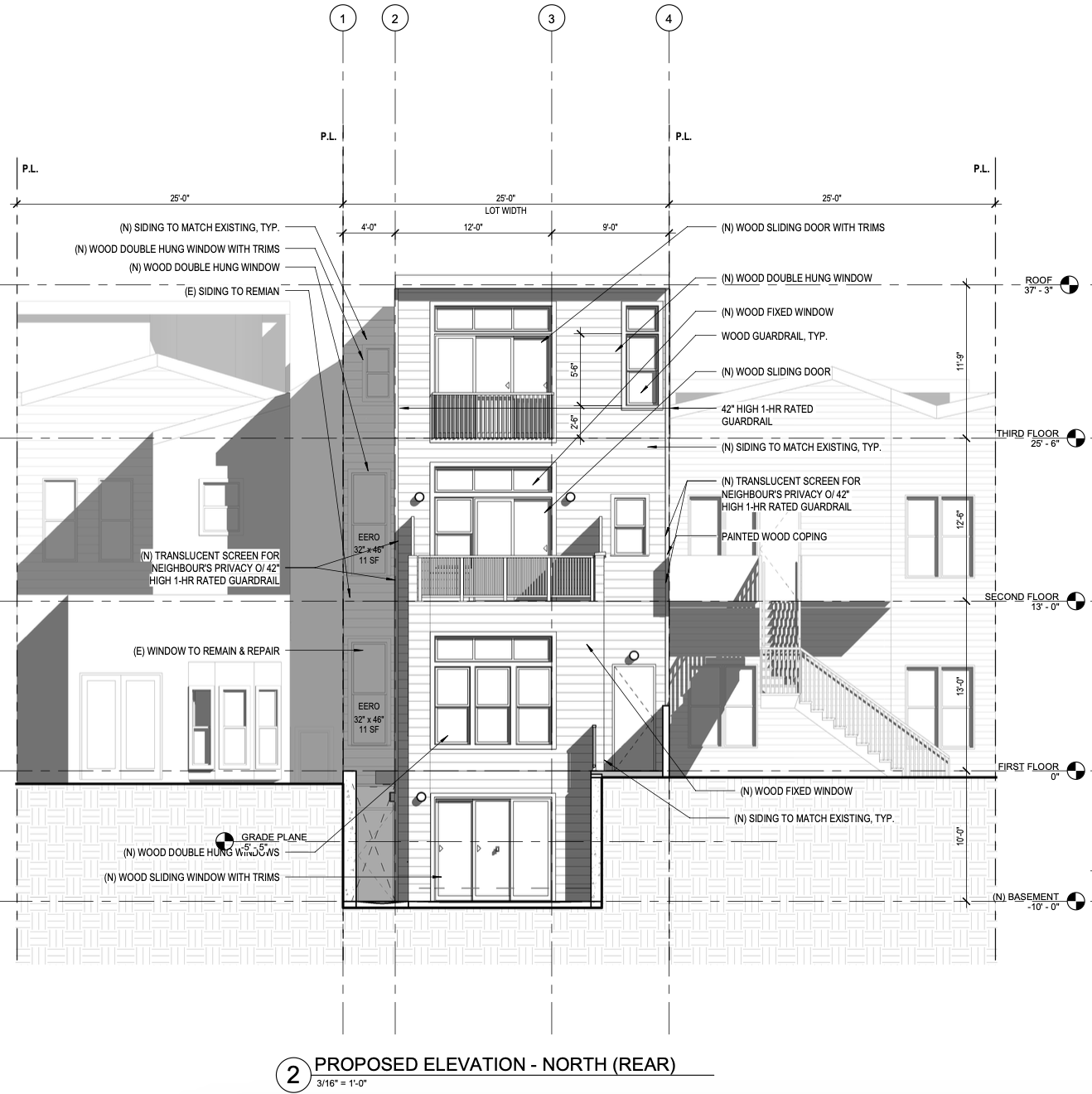 1216 Fulton Street Proposed Elevation