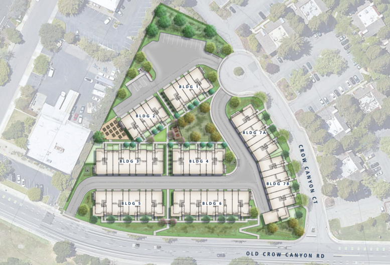 San Ramon Development Projects Map Meeting Today For A Residential Development At 18 Crow Canyon Court ...
