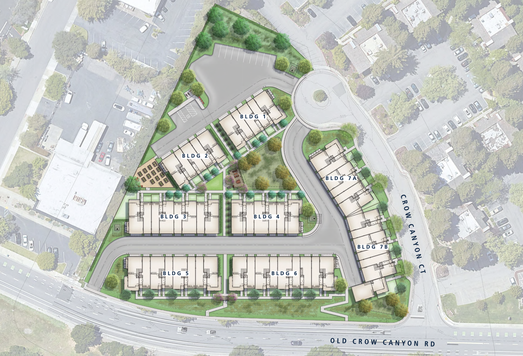 18 Crow Canyon Court Site Plan