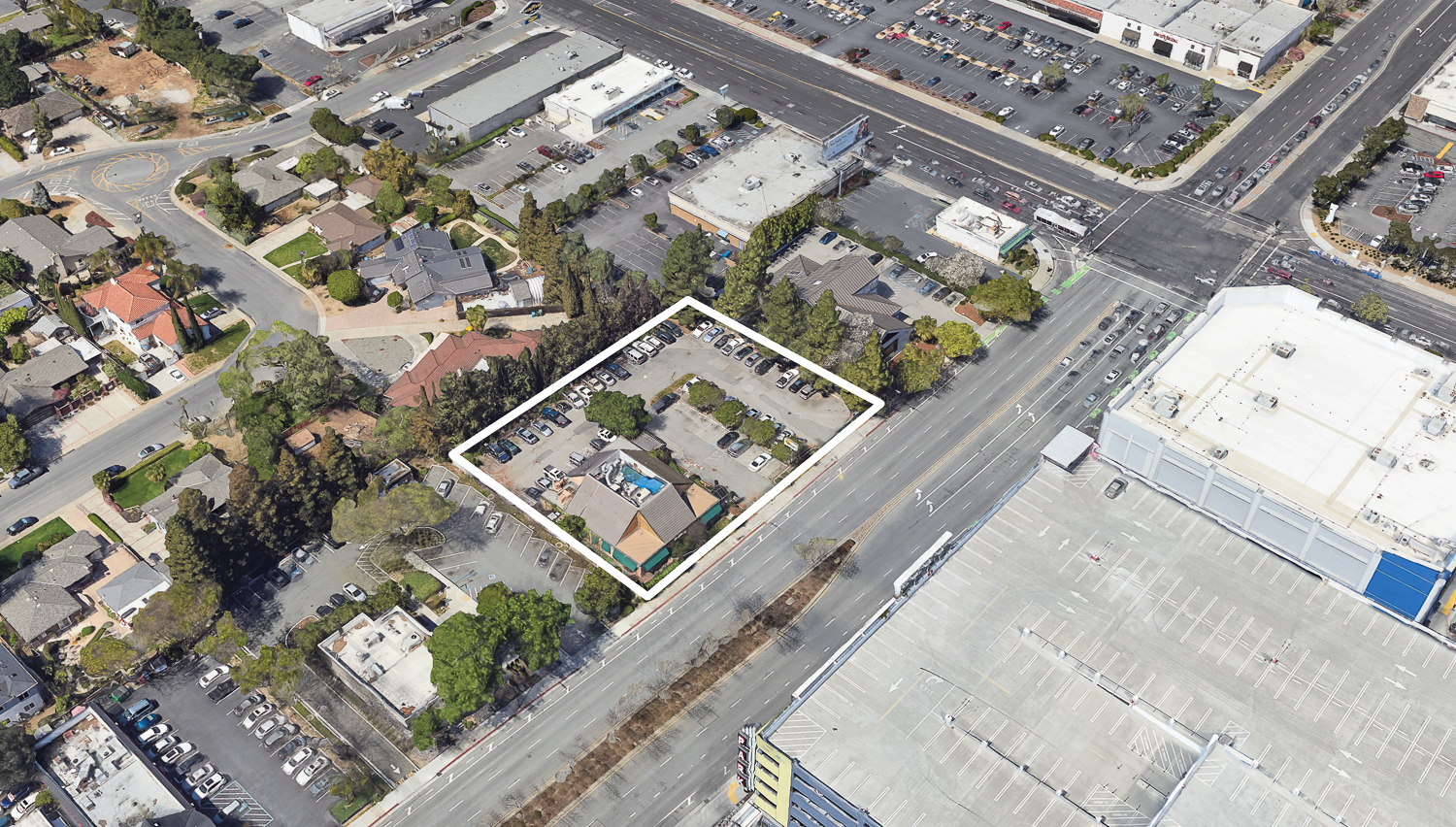 335 South Winchester Boulevard, image via Google Satellite