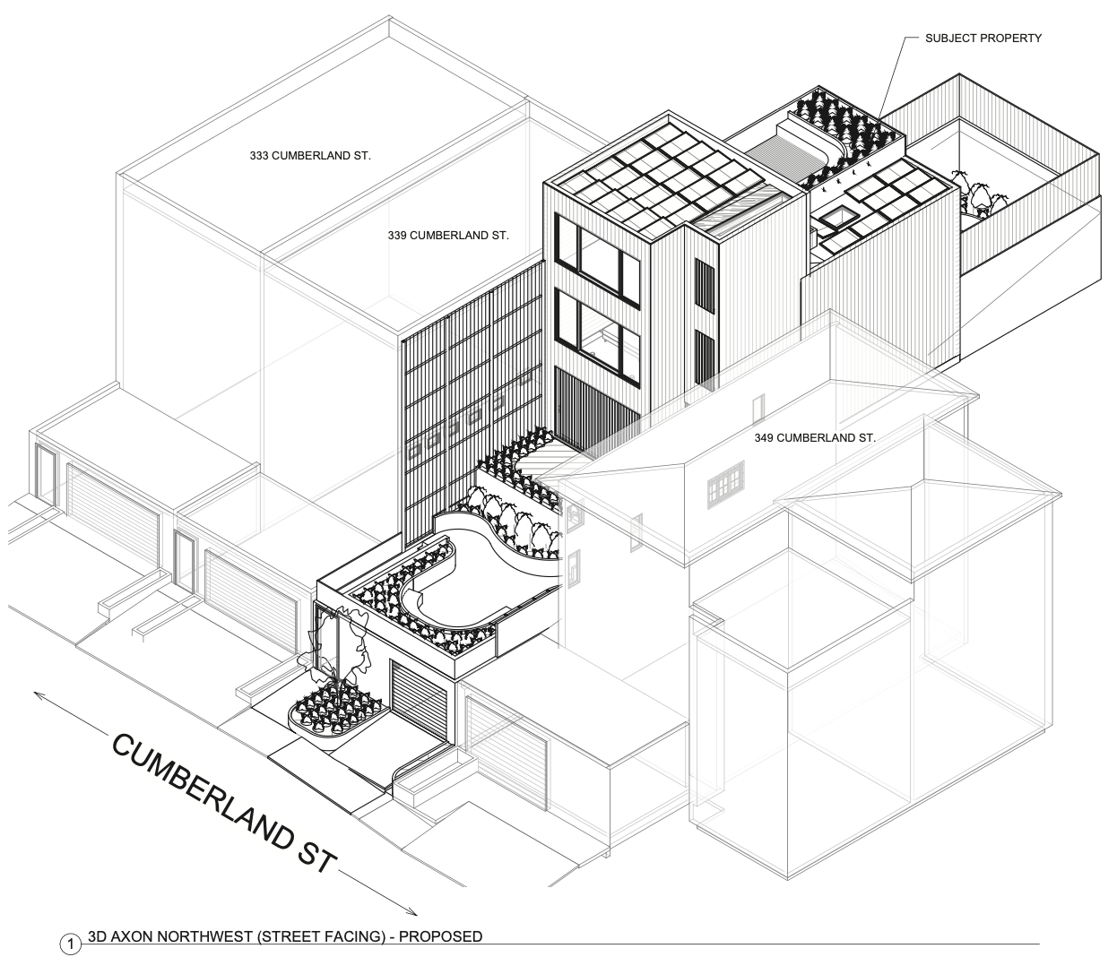 343 Cumberland Street Drawing