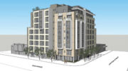 3601 Lawton Street aerial view, rendering by Kip Coleman Architecture