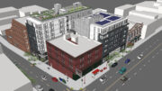 425 Broadway aerial view updated design, illustration by Ian Birchall & Associates