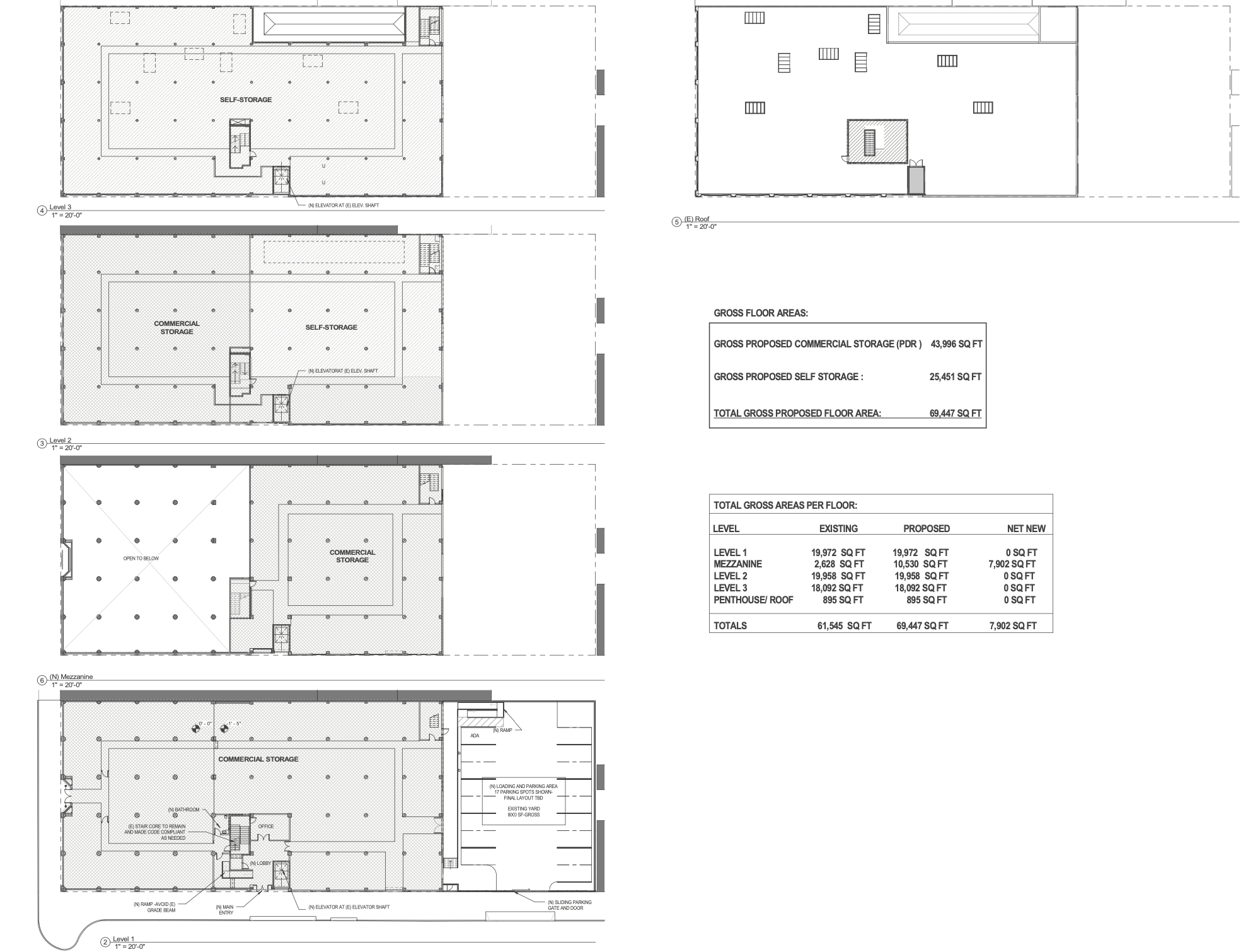 1035 Howard Street Proposed Areas