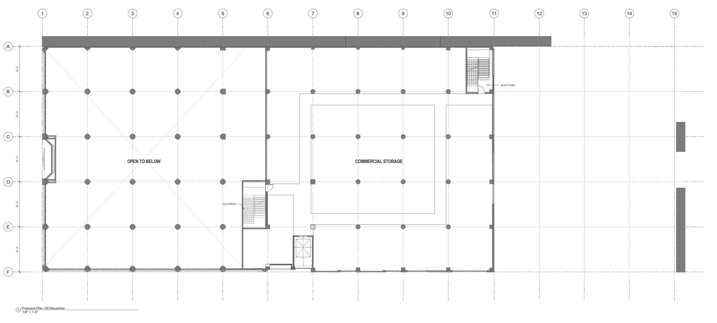 1035 Howard Street Proposed Mezzanine Plan